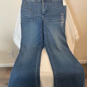 Maurices Blue Flare & Wide Leg Jeans